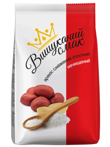 Арахіс смажений лущений не чищений солоний