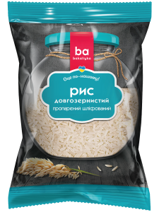Рис довгозернистий пропарений