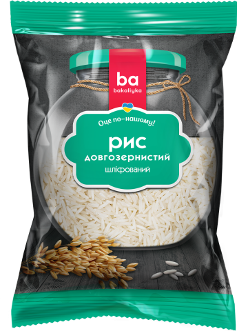 Рис довгозернистий шліфований